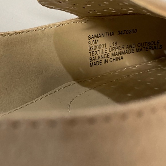 Jones New York Samantha Pointed Toe Blush Pink Flats Size 9.5 M - Picture 6 of 9